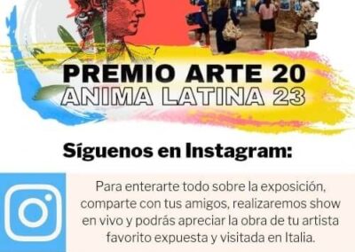 Premio Arte Anima Latina, Italia