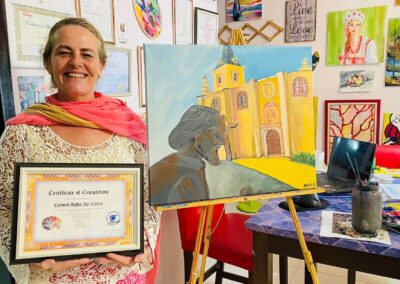 Masterclass y certificado de curso. pintura al óleo Quien eres